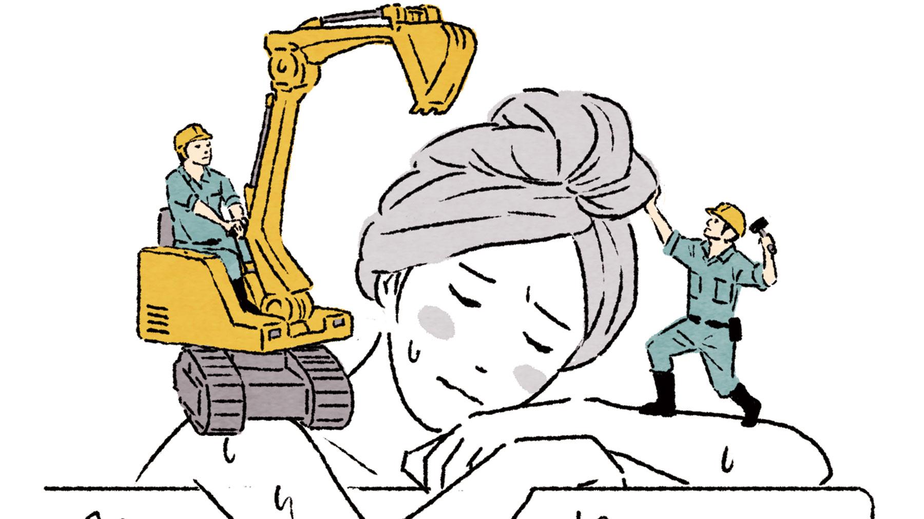 片頭痛が起きたら、まず痛む部分を冷やしてみよう。片頭痛のメカニズムと、予防と対策