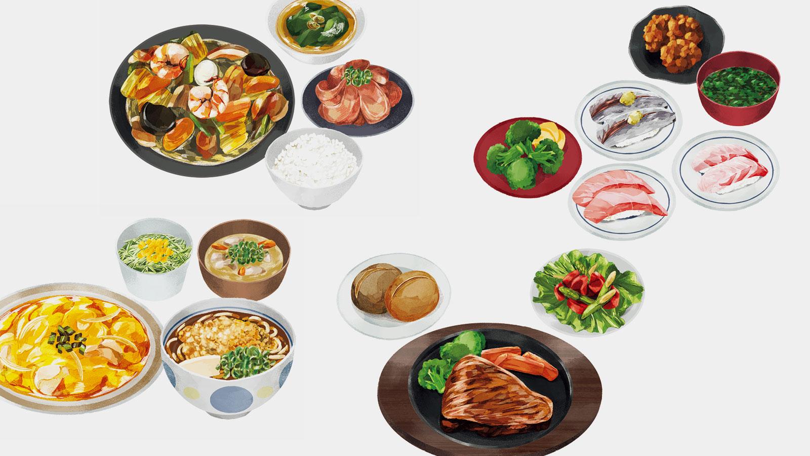 コンビニで、外食で。痩せるためのシーン別・食事例