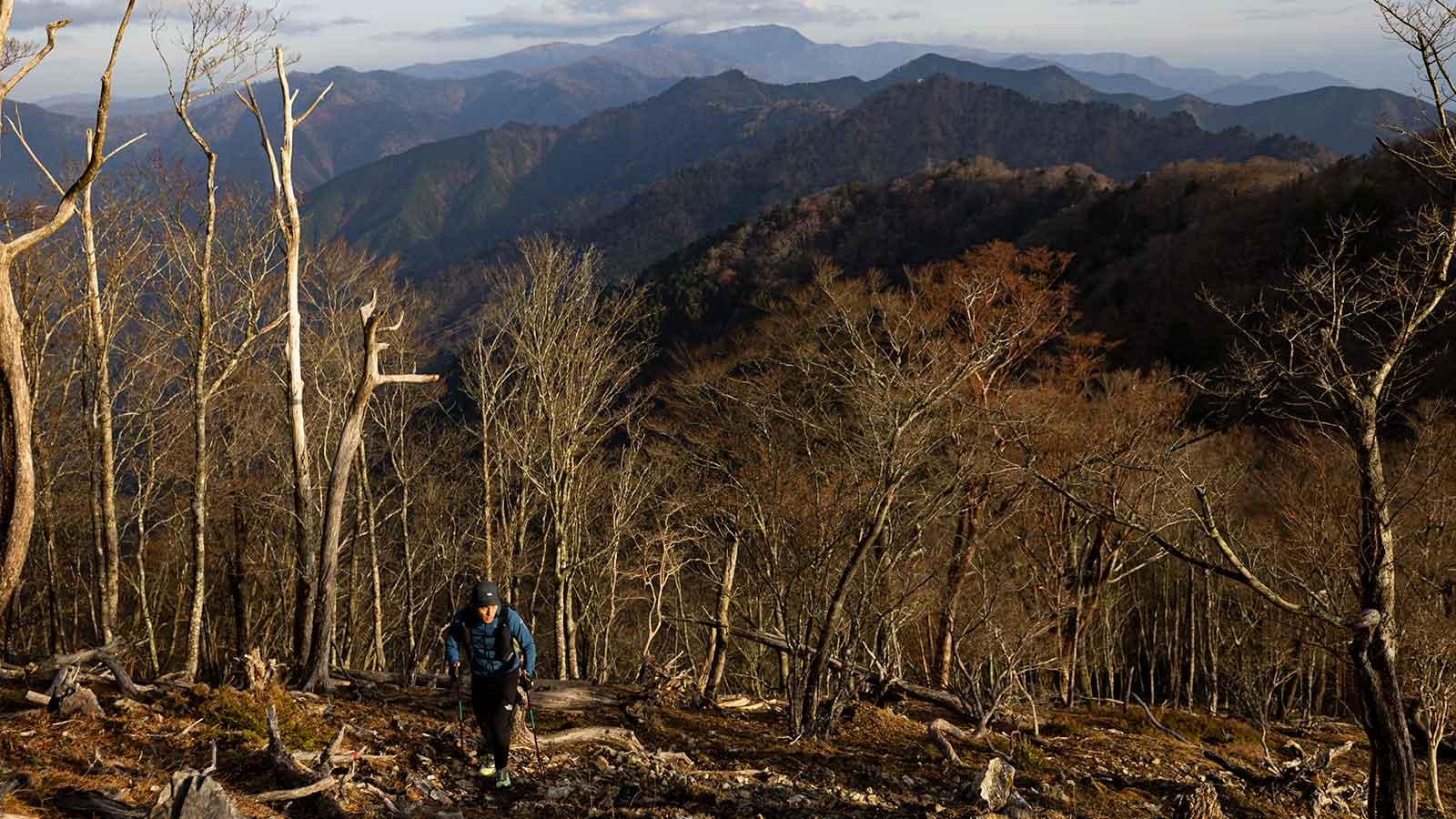 世界遺産・熊野古道のひとつ、大峯奥駈道