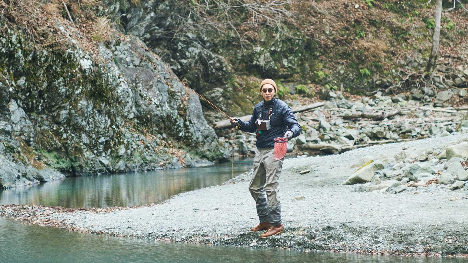 「うまい渓流魚と大自然で心身を癒やし、働く活力に」鰤岡力也さんと渓流釣り