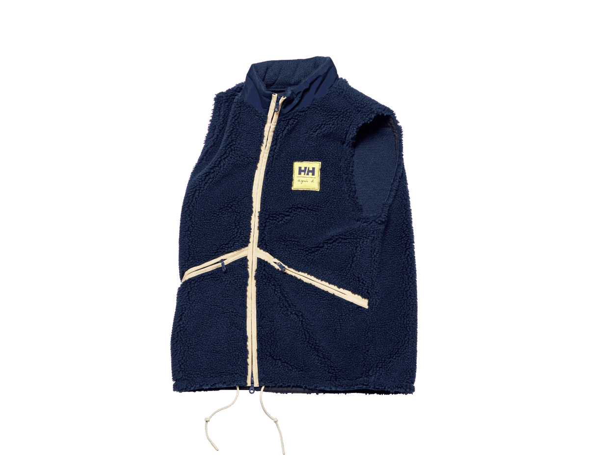 agnès b. × HELLY HANSEN　フリースベスト