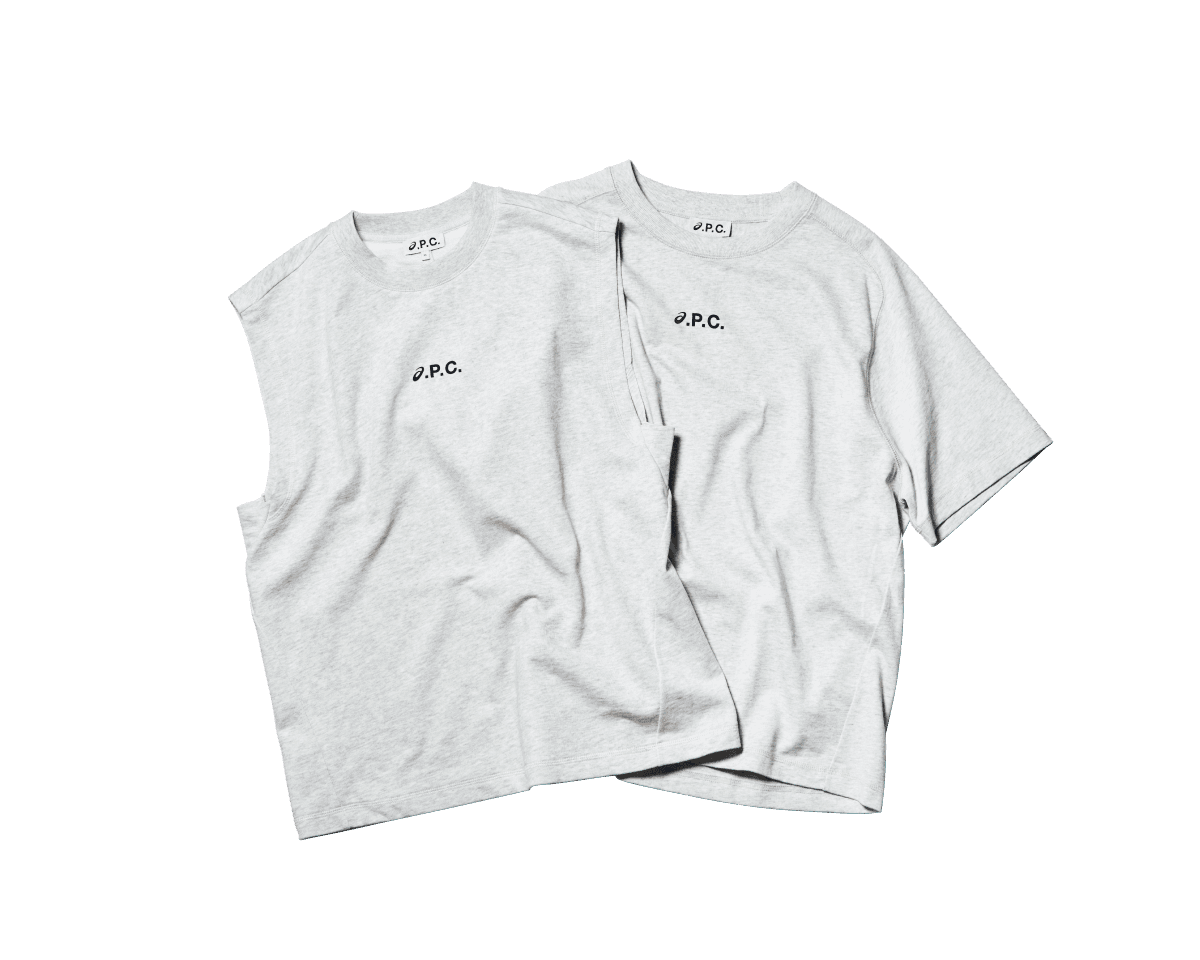 〈A.P.C. × ASICS〉のTシャツ