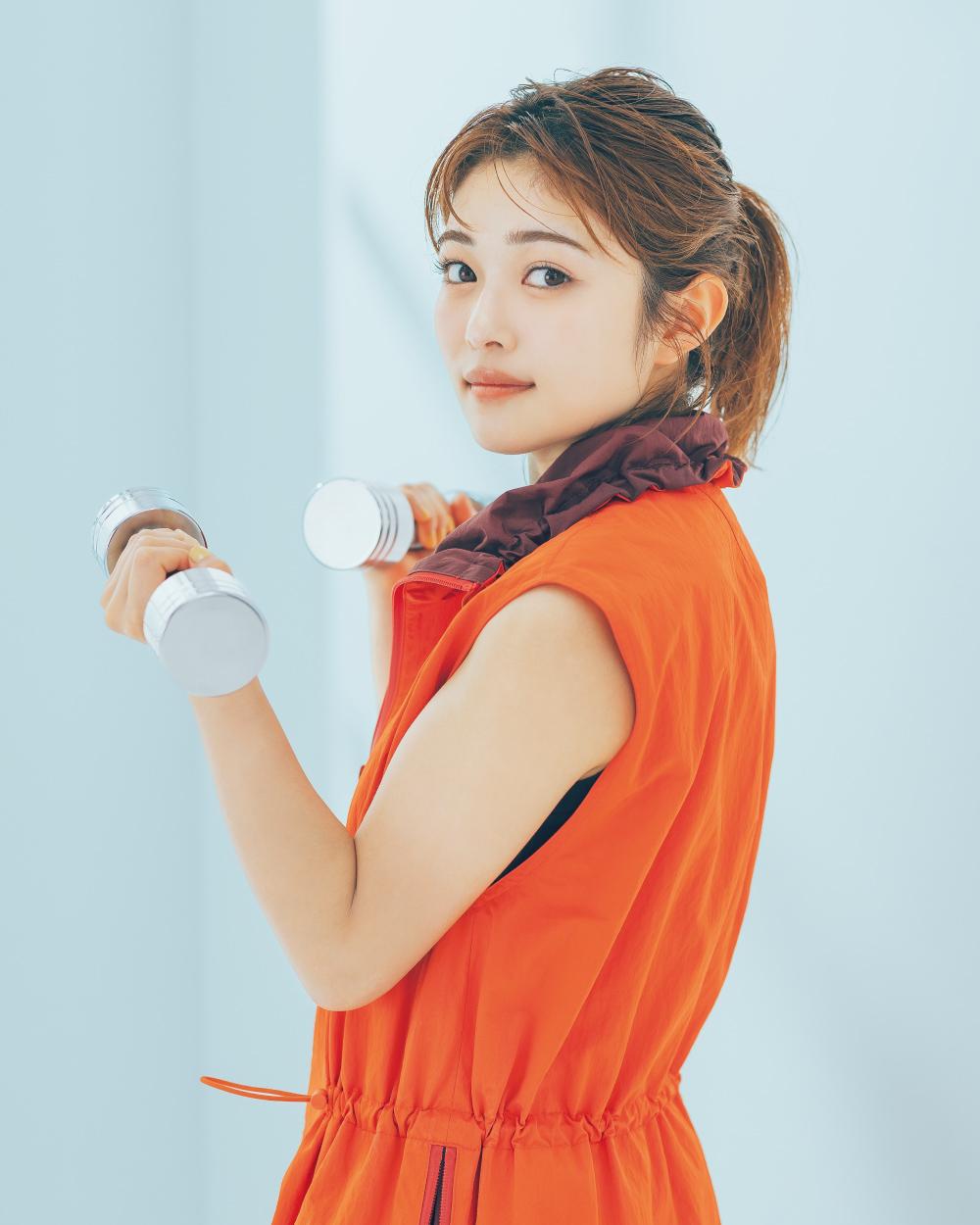 「もっと速く走りたいから！」井上咲楽、はじめてのダンベルトレに挑む。