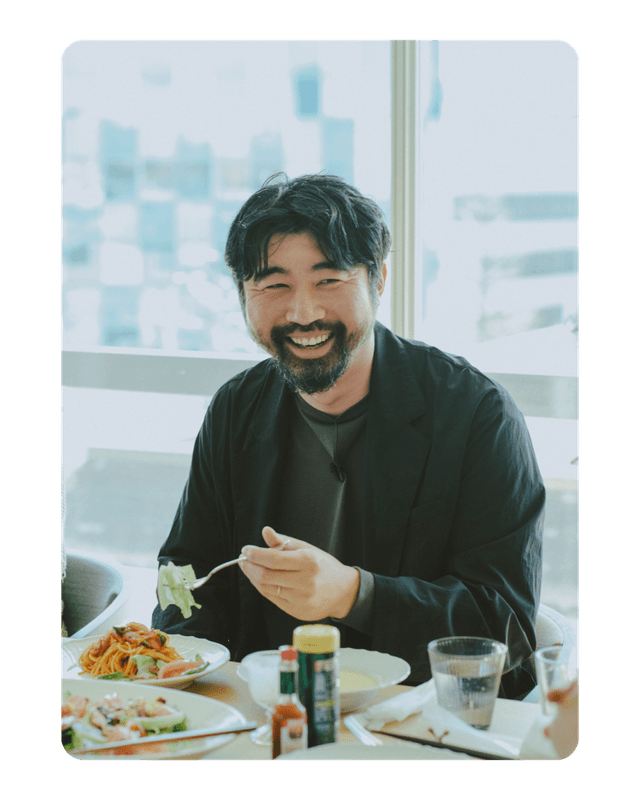 喫茶店のナポリタンを頬張りながら、熊谷富士喜さんと眼鏡ばなしに花を咲かせる。｜麻生要一郎のテーブル・トーク