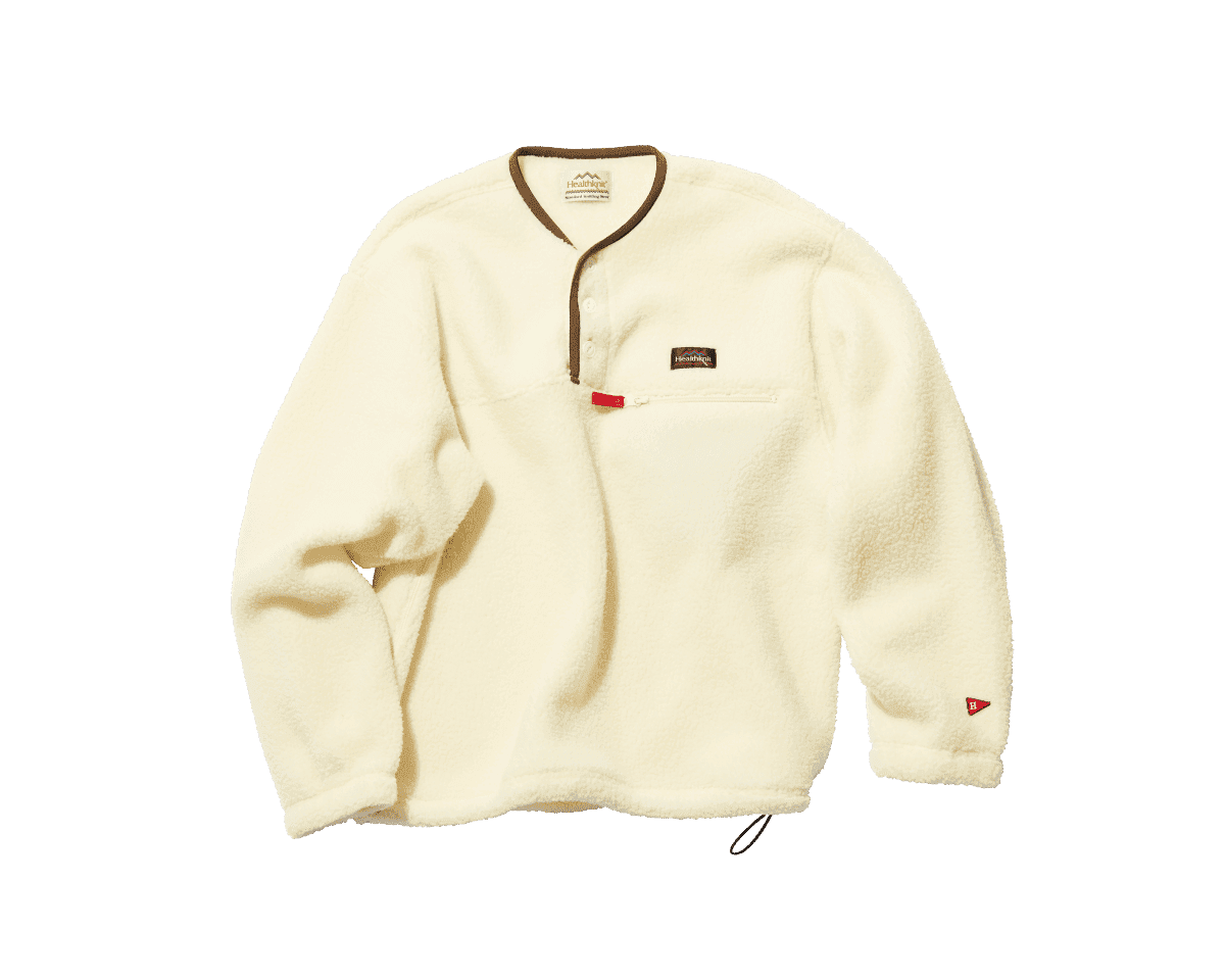 ソフトな肌触りに、ゆったり設計。〈HealthKnit 〉のフリース。