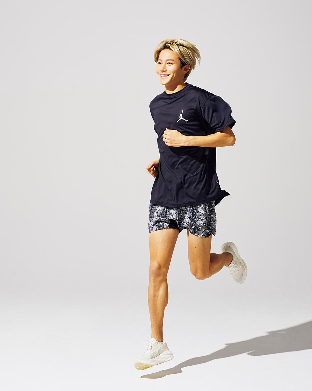 三津家貴也さんの走る姿