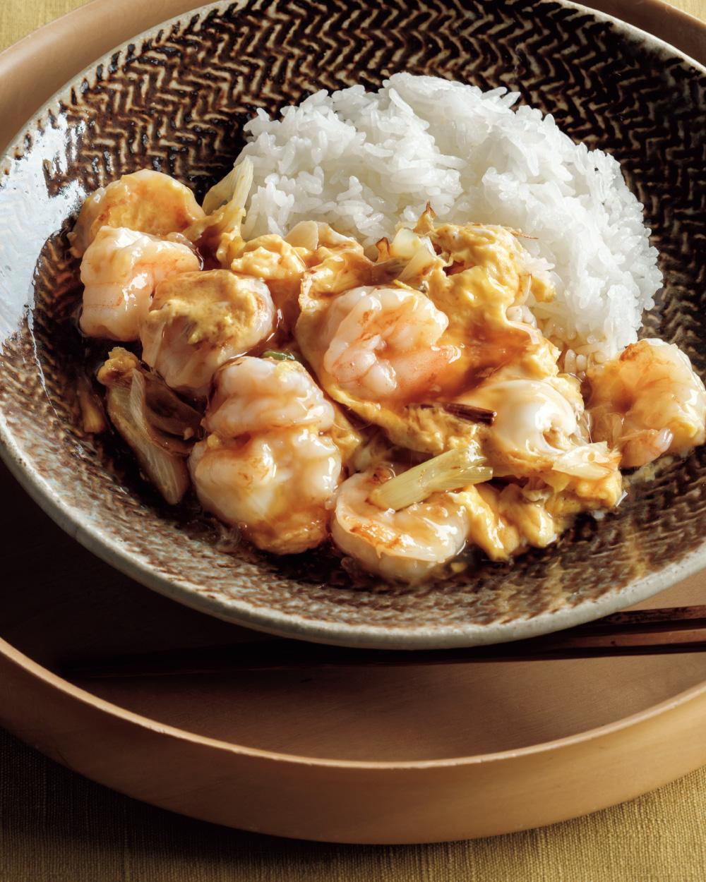 しっかり食べて、脂質は控えめな「海老玉甘酢あんかけ丼」｜ツレヅレハナコのカラダめし。