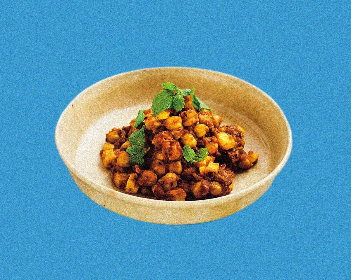 鍛えるシェフの筋肉レシピ:ひよこ豆と長芋のマサラ