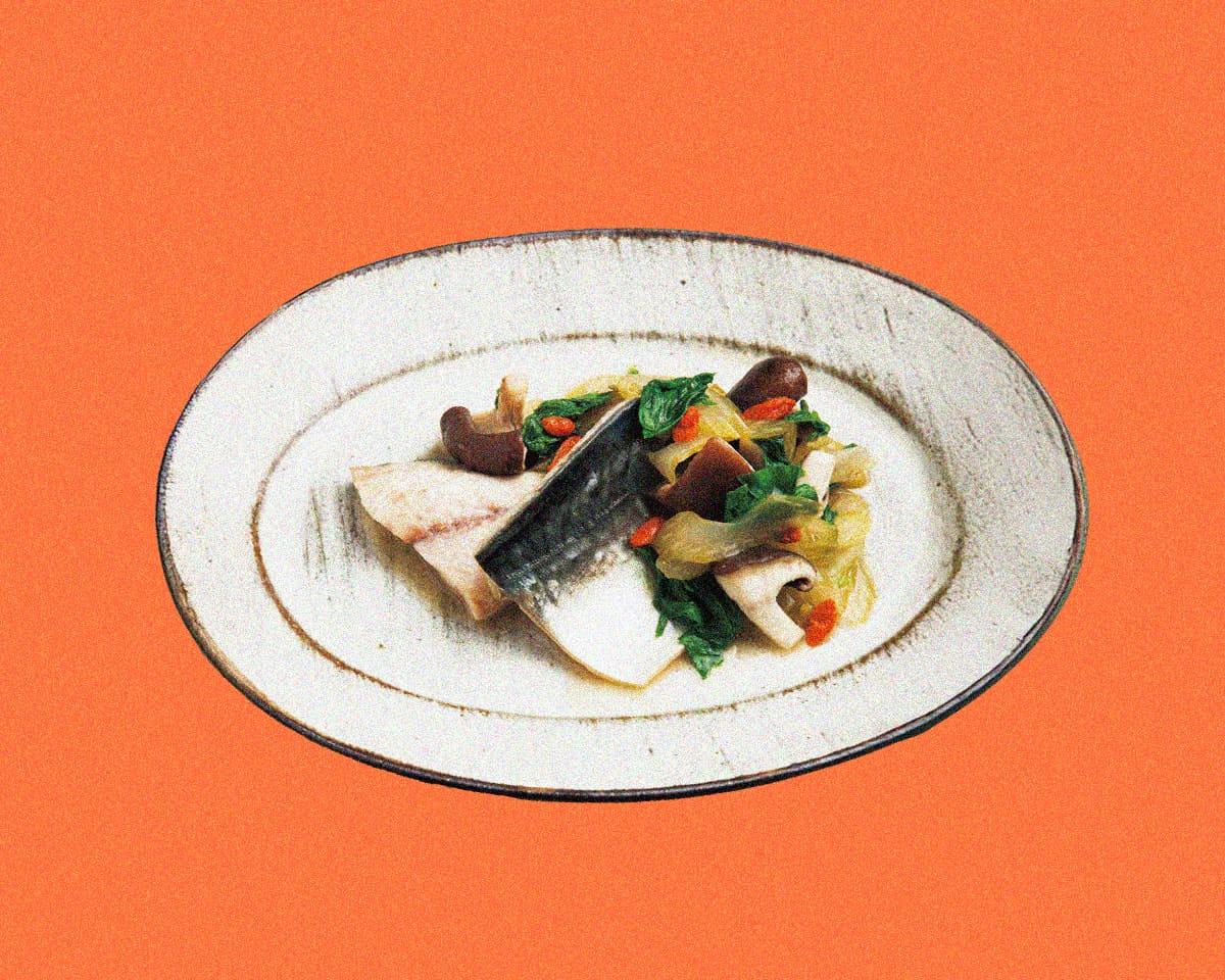 肝臓に優しいサバ蒸し煮