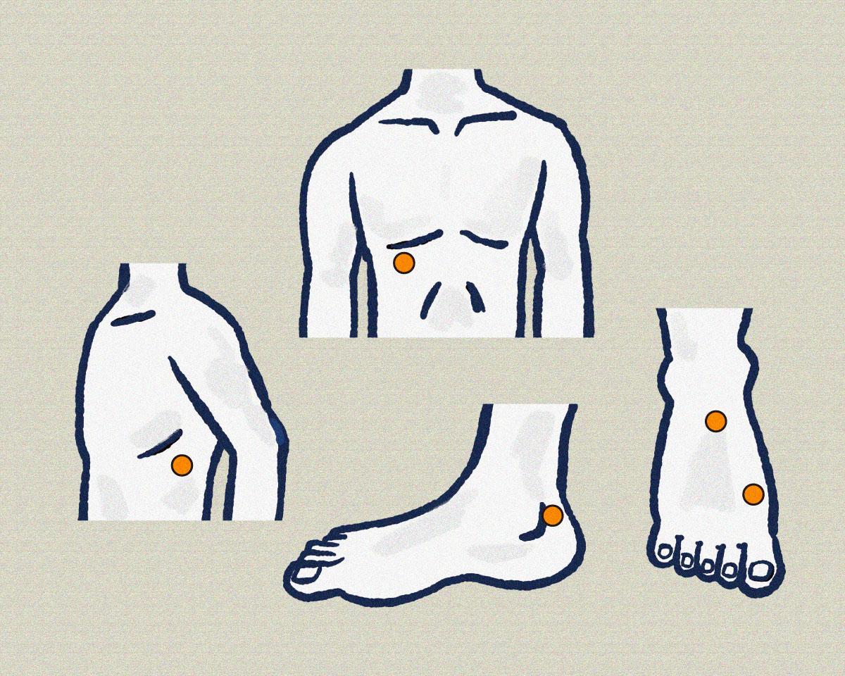 押して痛かったら弱っている合図。肝臓・腎臓・膵臓に効くツボ。
