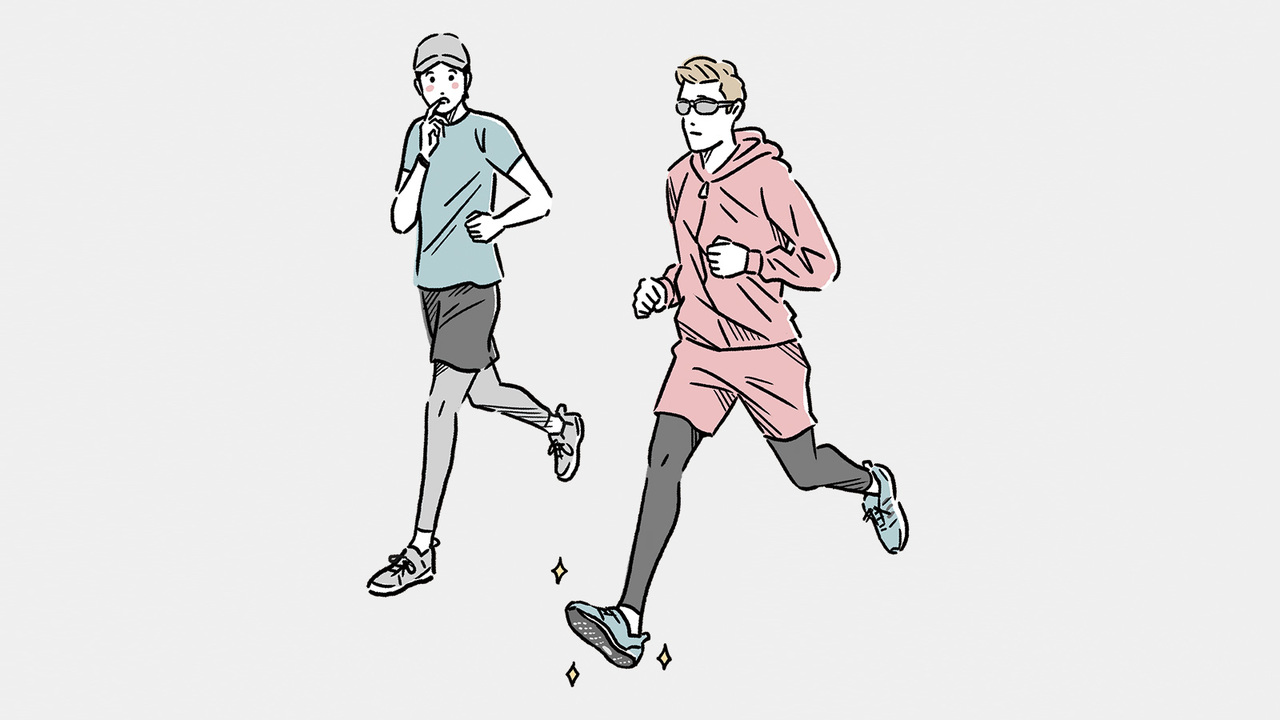 颯爽と走る上級者たちが着用しているシューズはかっこよく見えるし、同じものを履けば自分も速く走れるのではないかと思いがち。