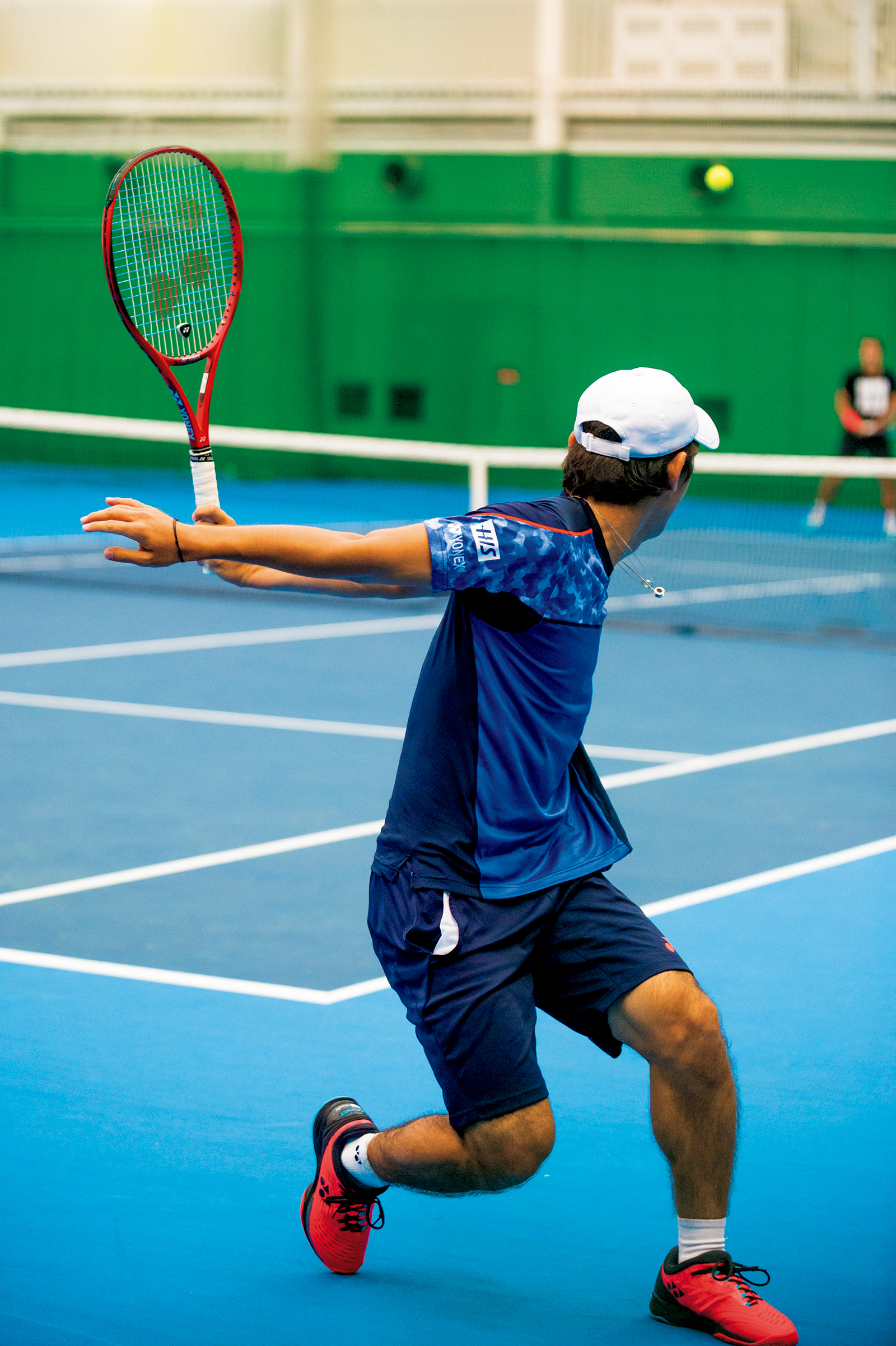 テニスプレイヤー・西岡良仁の練習の様子5