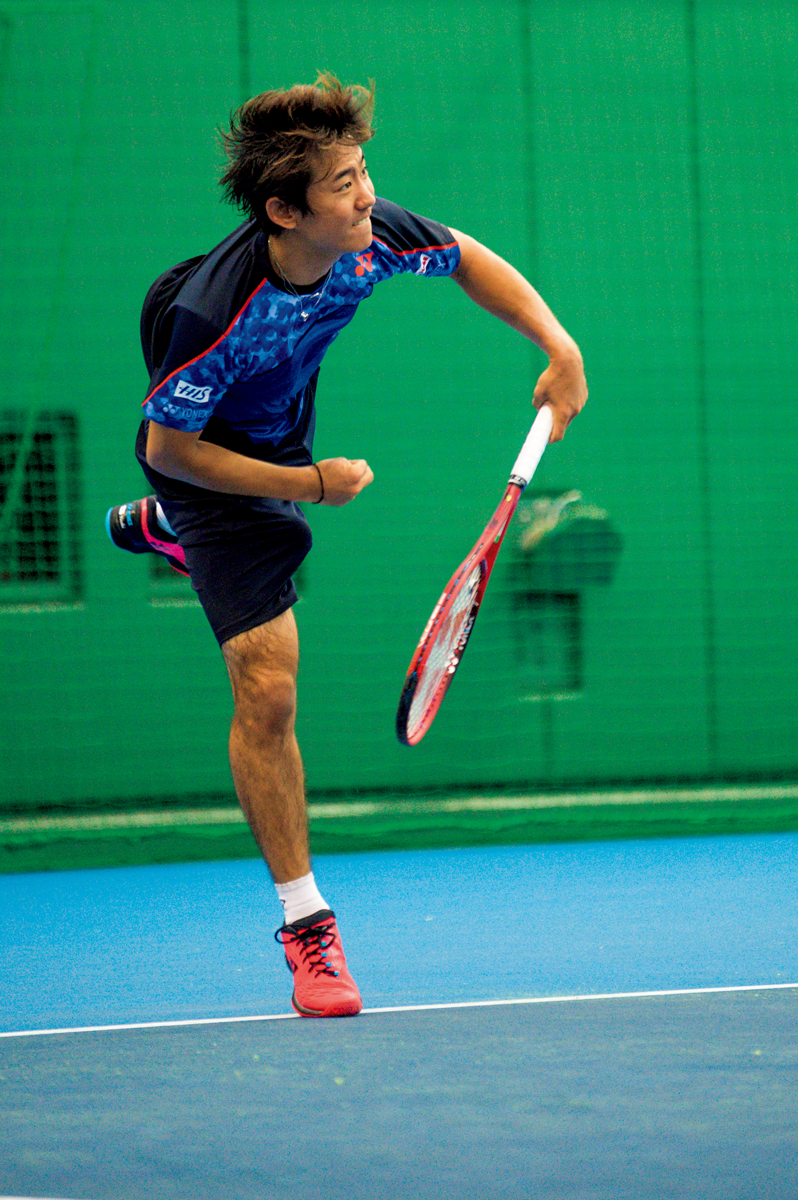 テニスプレイヤー・西岡良仁の練習の様子4