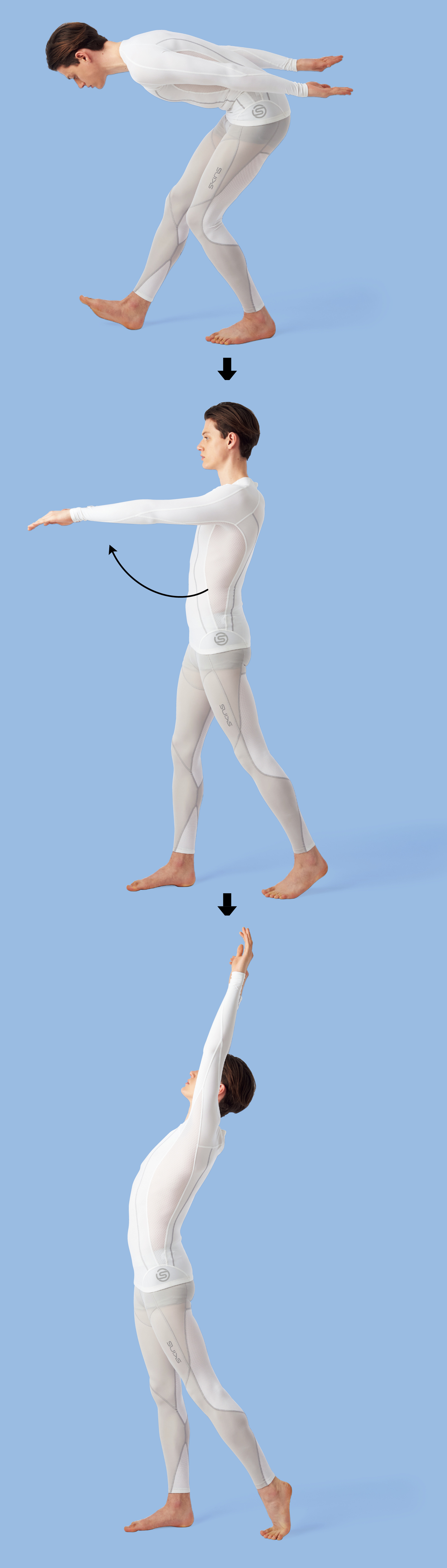 背骨の屈伸＆股関節の屈伸
