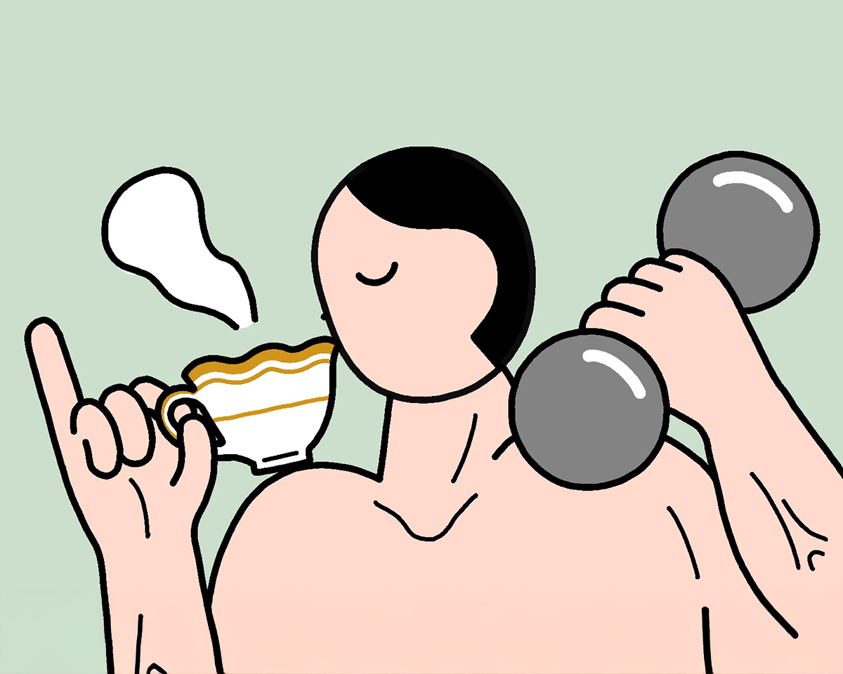 カフェインを摂ると筋肥大に効果がある?