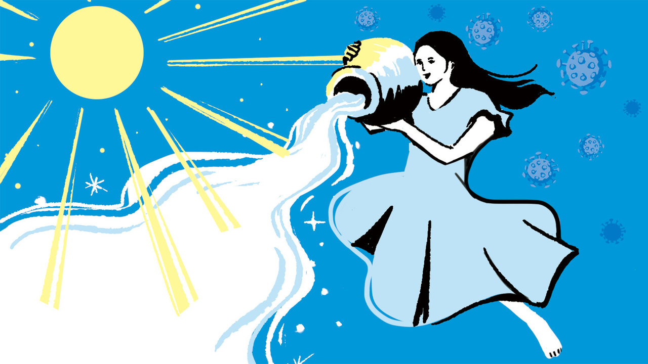 タンクの水を瞬時に除菌