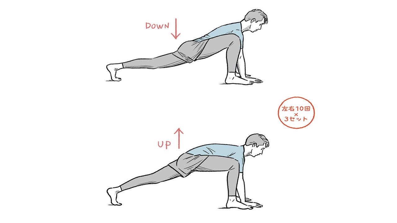 股関節の柔軟性をアップするエクササイズ