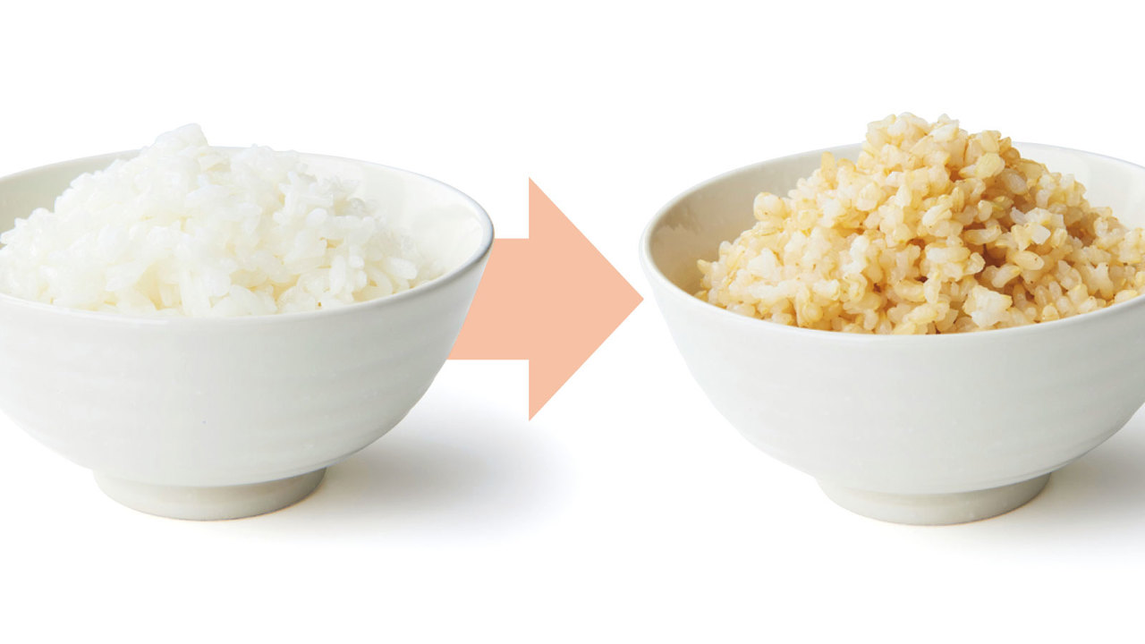 白米から玄米ご飯にチェンジ