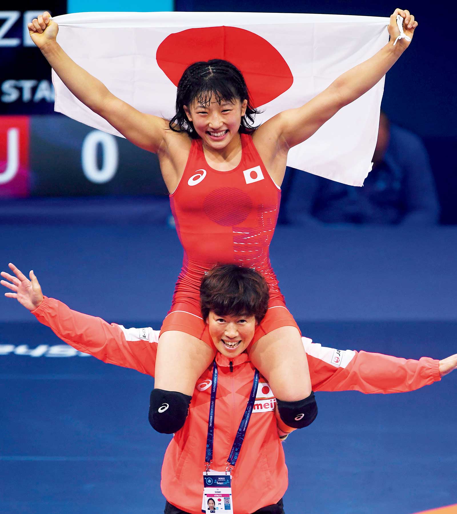オリンピックで金メダルを勝ち取った須崎さん