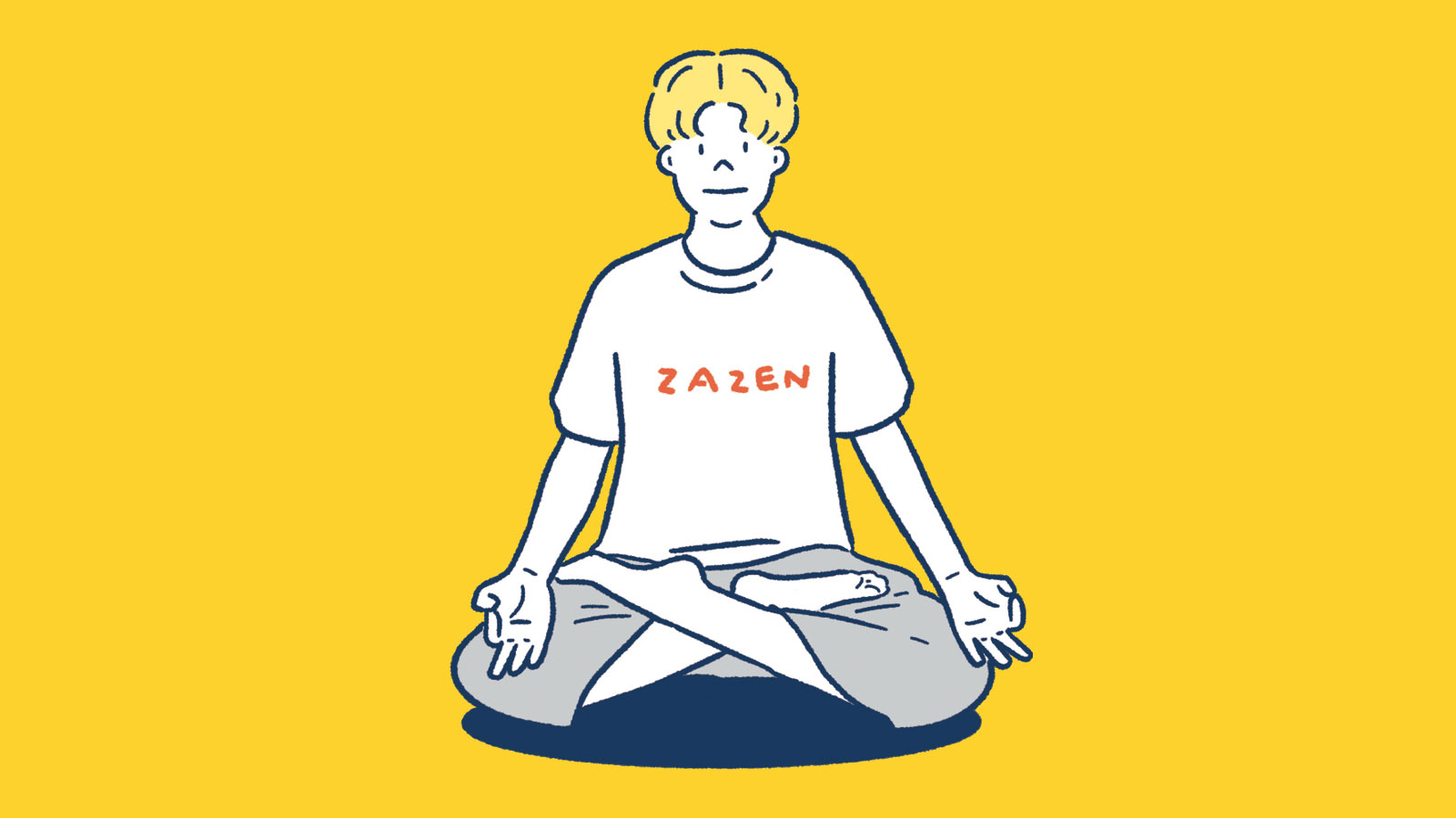股関節テスト 結跏趺坐（けっかふざ）で瞑想する