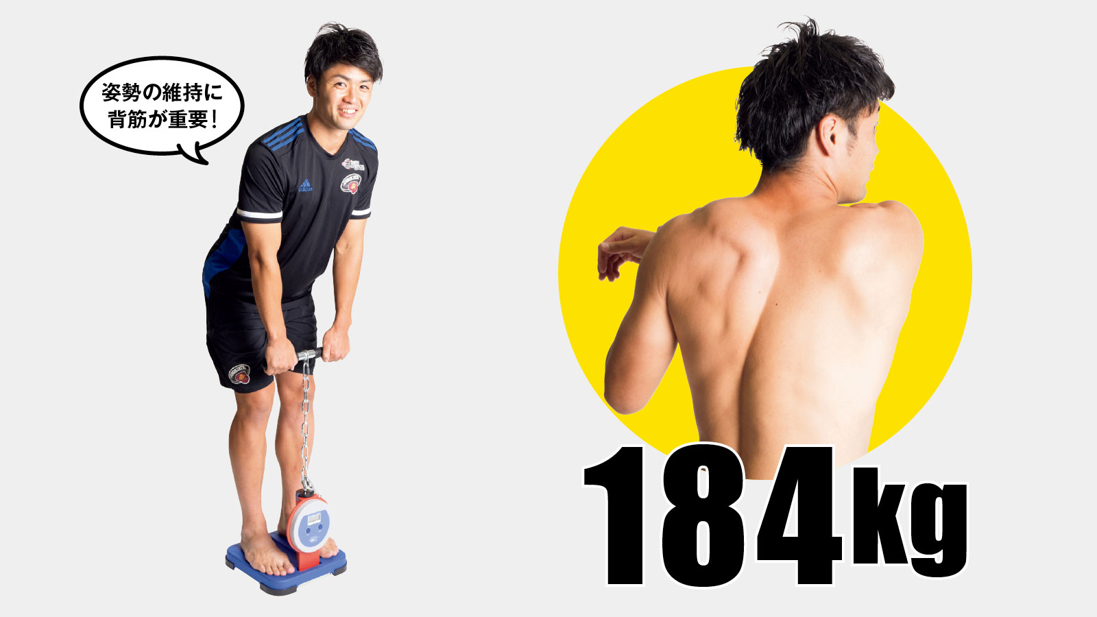森谷圭介（ラグビー選手／東京サントリーサンゴリアス）結果184kg