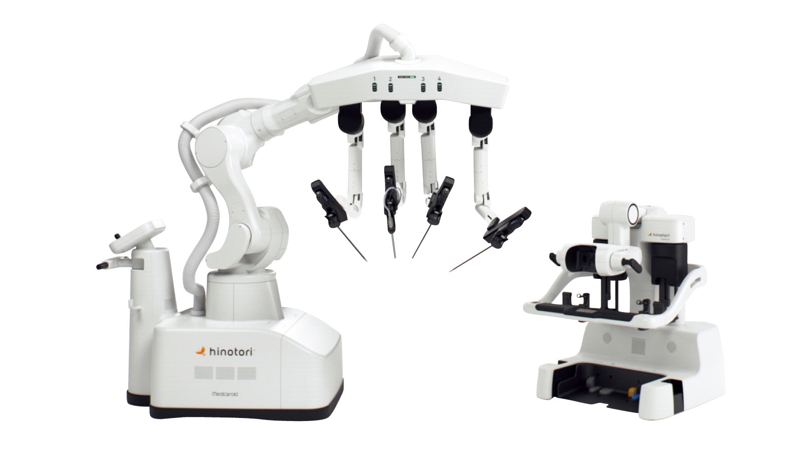 産業用ロボットメーカーの川崎重工業と医療機器メーカーのシスメックスが共同出資した〈メディカロイド〉社から2020年に発売された、国内初の手術支援ロボット
