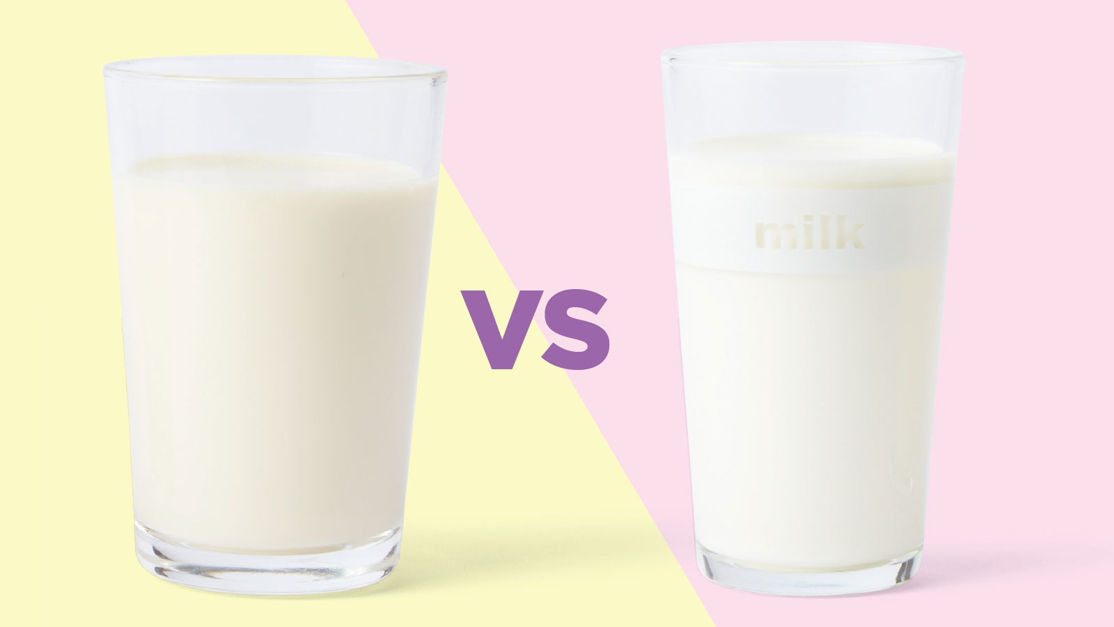 豆乳 VS 牛乳