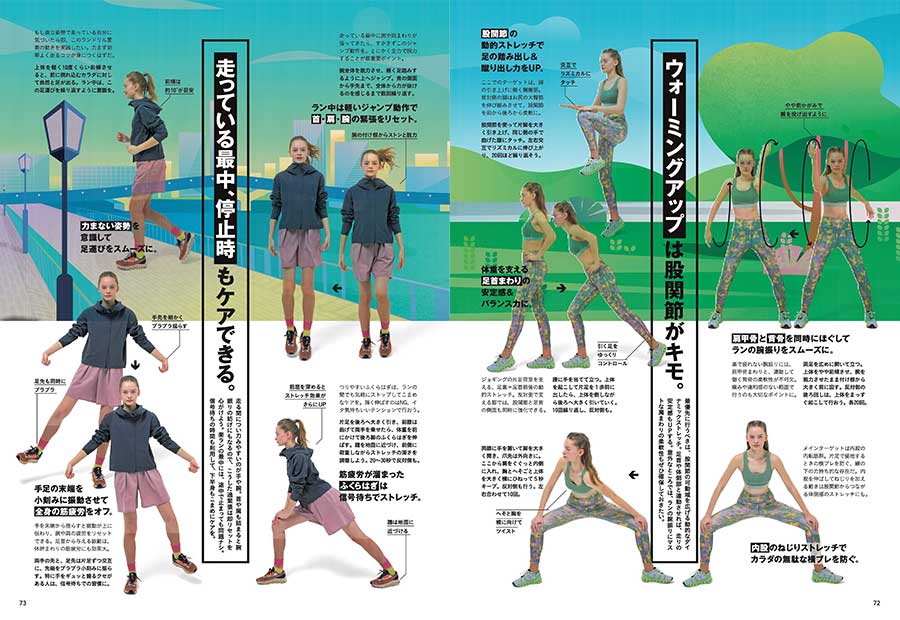 雑誌Tarzan／ターザン851号「痩せるジョギング」の誌面 