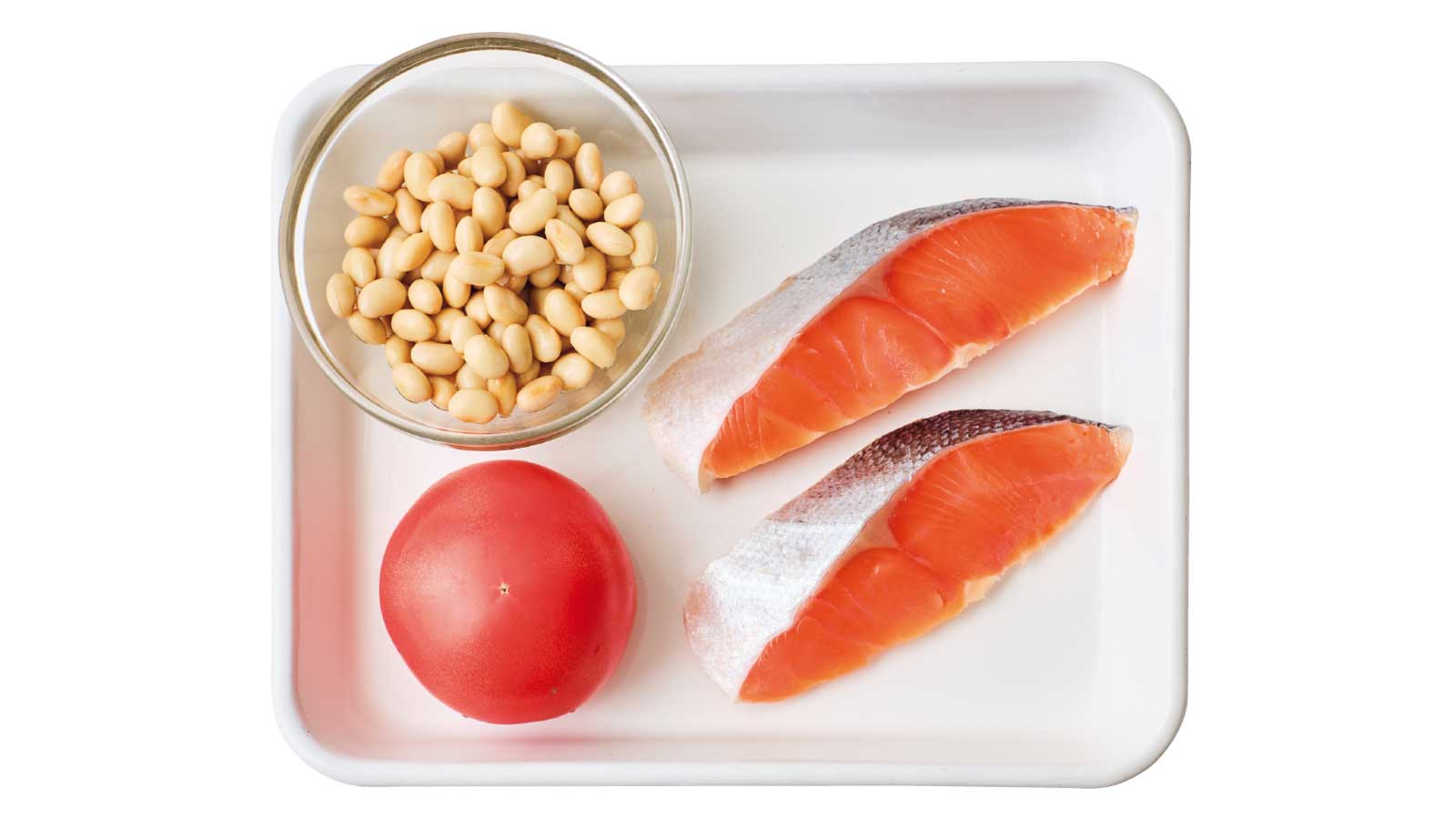 鮭と丸ごとトマトの炊き込みご飯 材料