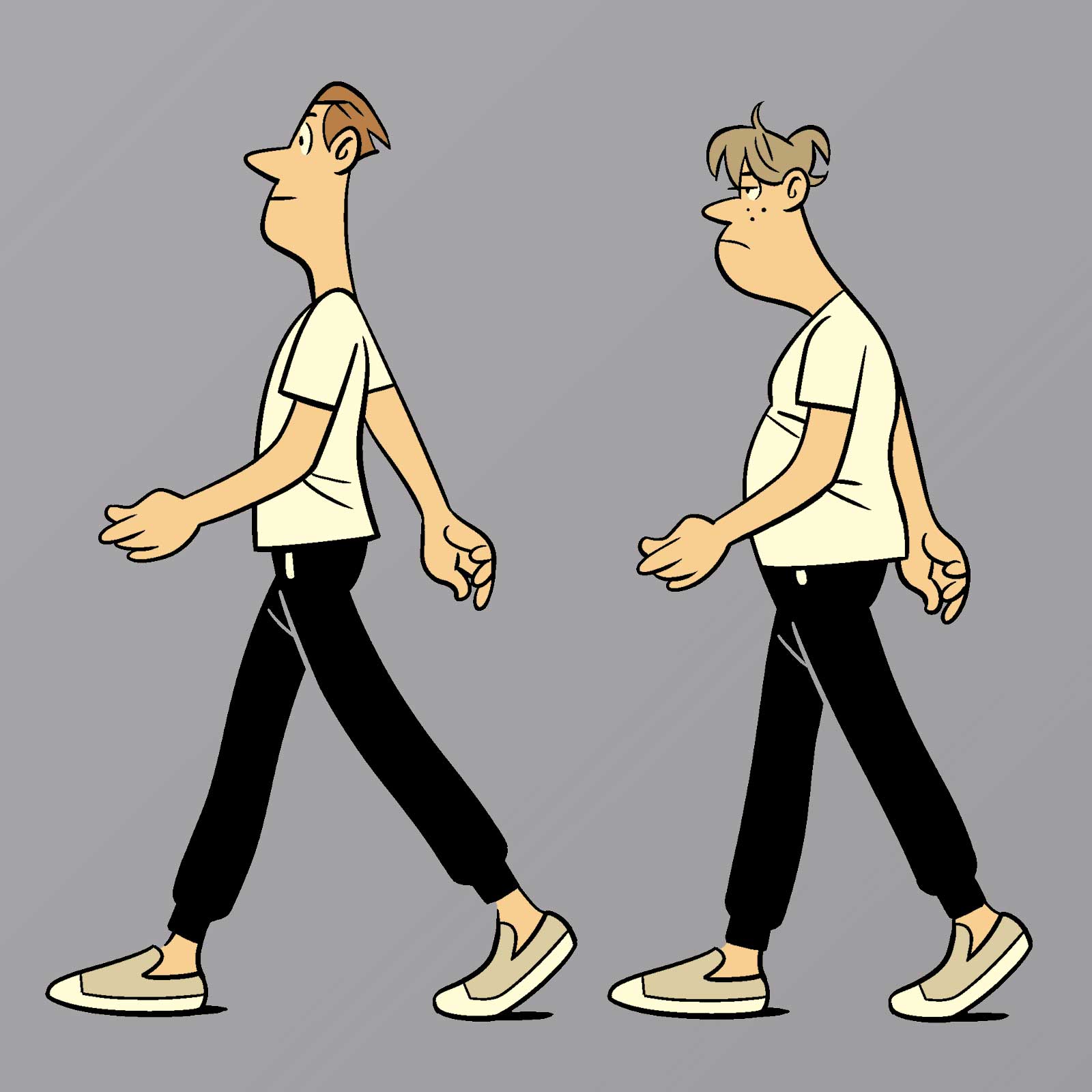 歩幅と柔軟性