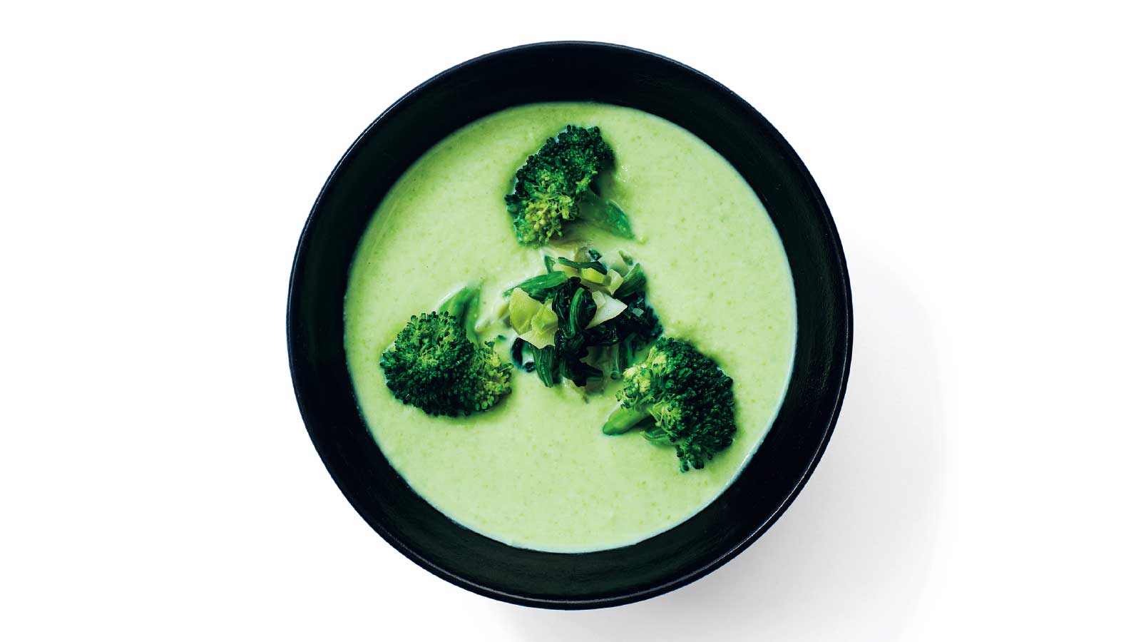 緑の冷製翡翠スープ