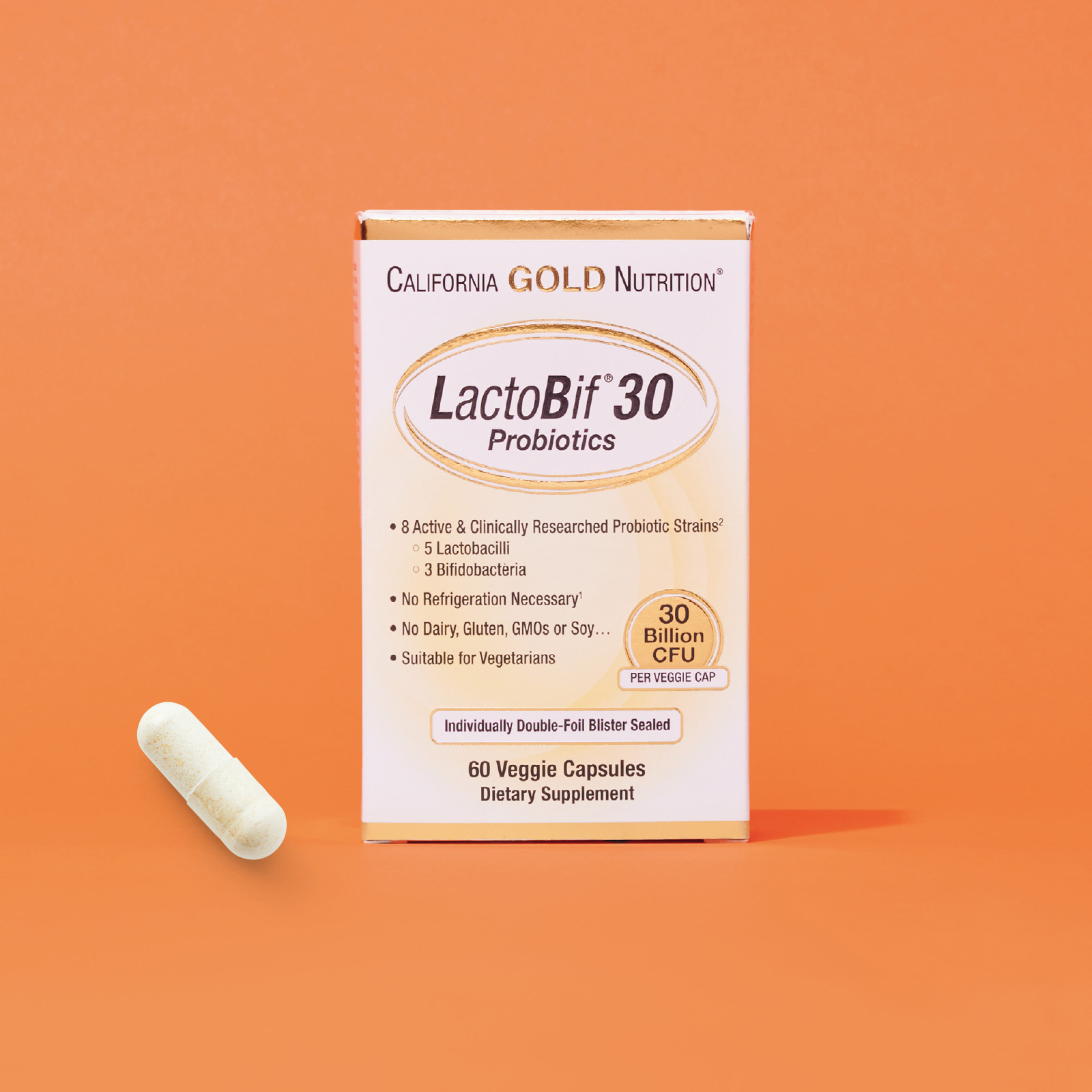 California Gold NutritionLactoBif 30 Probiotics