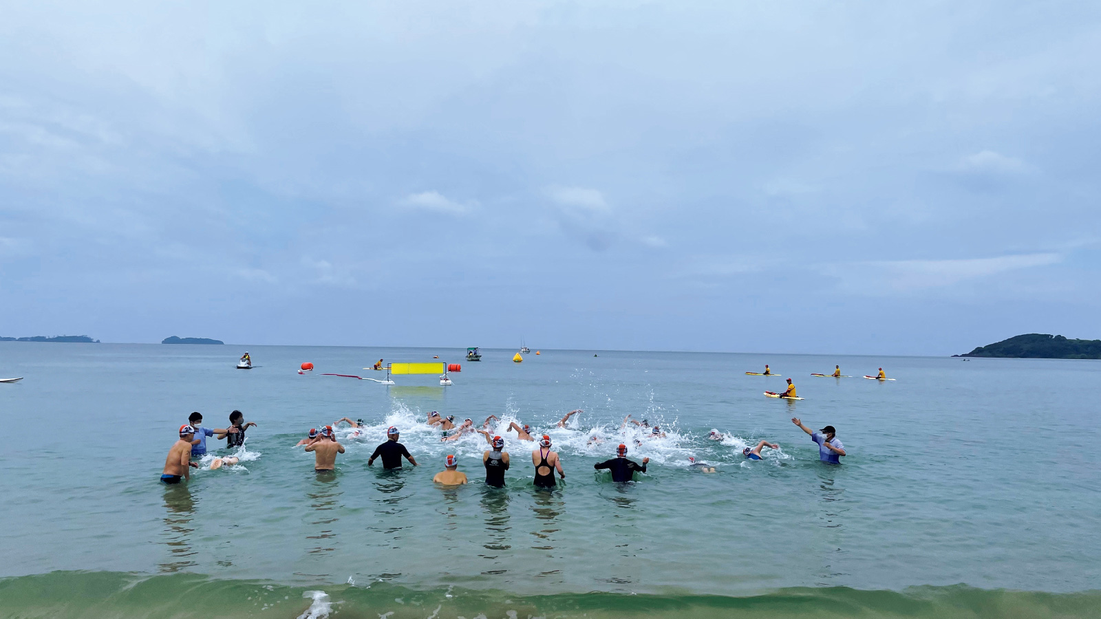 オープンウォータースイム 大会 鹿児島県阿久根「阿久根OWS」