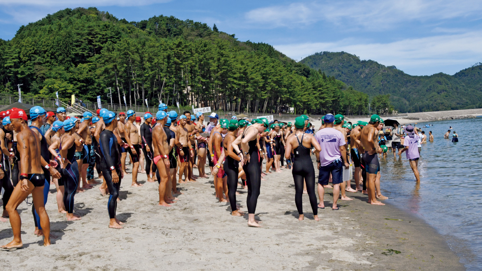 オープンウォータースイム 大会 岩手県釜石「釜石OWS」