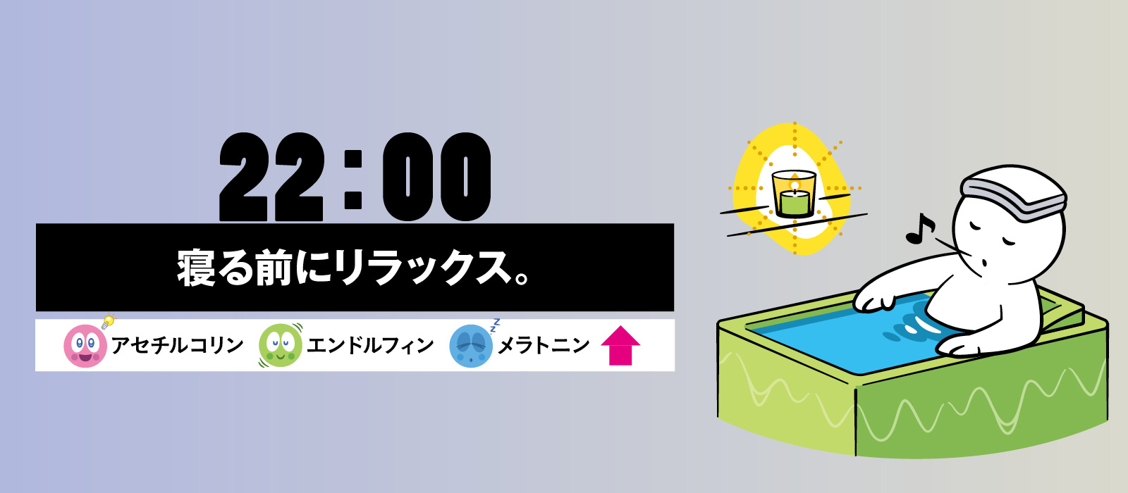 安らぎの時間に記憶力・アイデア力は高められる。