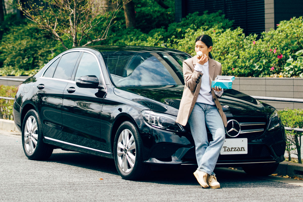 菊乃とメルセデス ベンツ C200