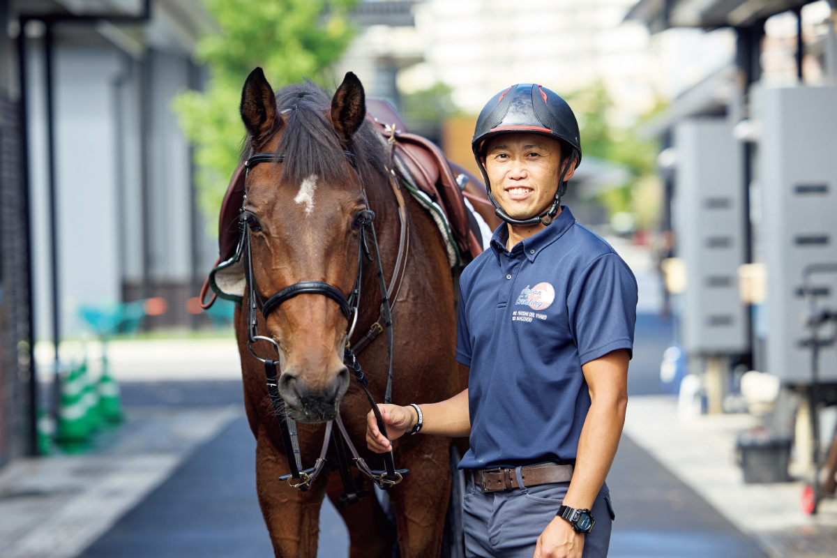 戸本一真　乗馬