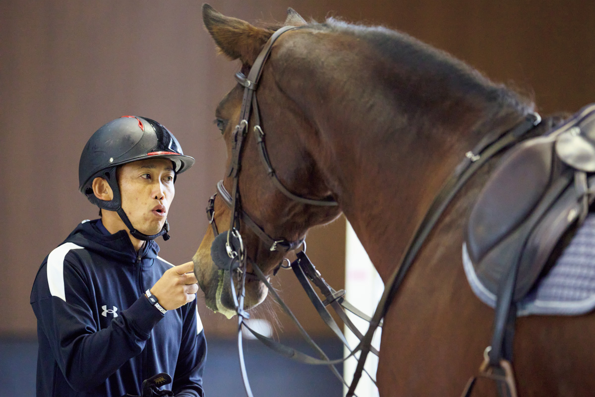 戸本一真　乗馬