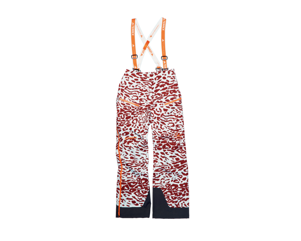 美品！STELLAMCCARTNEY ステラマッカートニー 白鳥シルクパンツ 白銀の世界で主役になる。〈adidas by Stella McCartney 〉のスキー