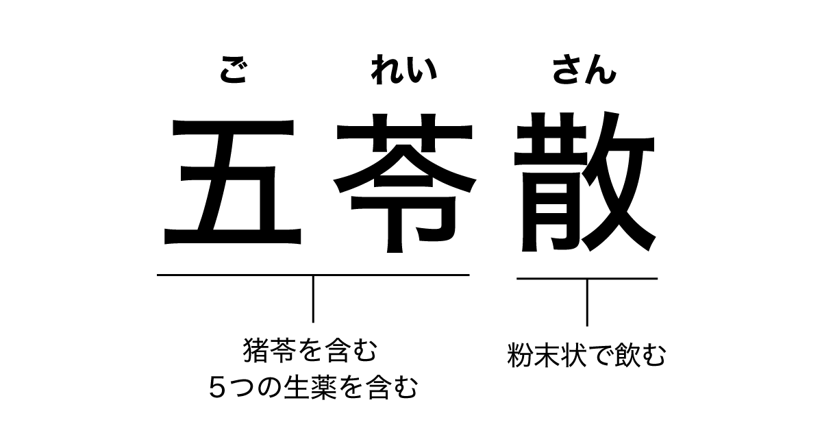 五苓散