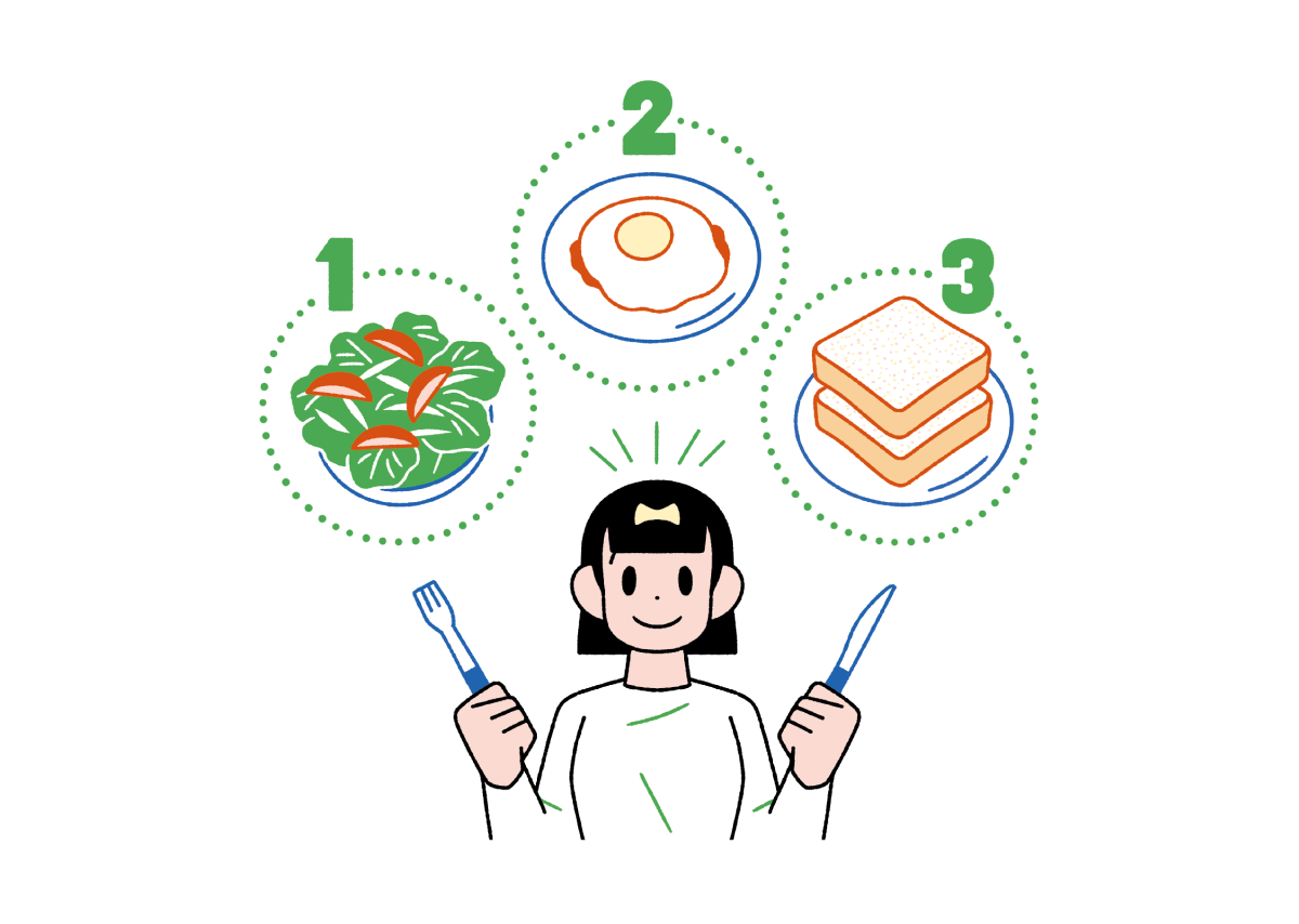 食べ順　野菜やタンパク質を先に