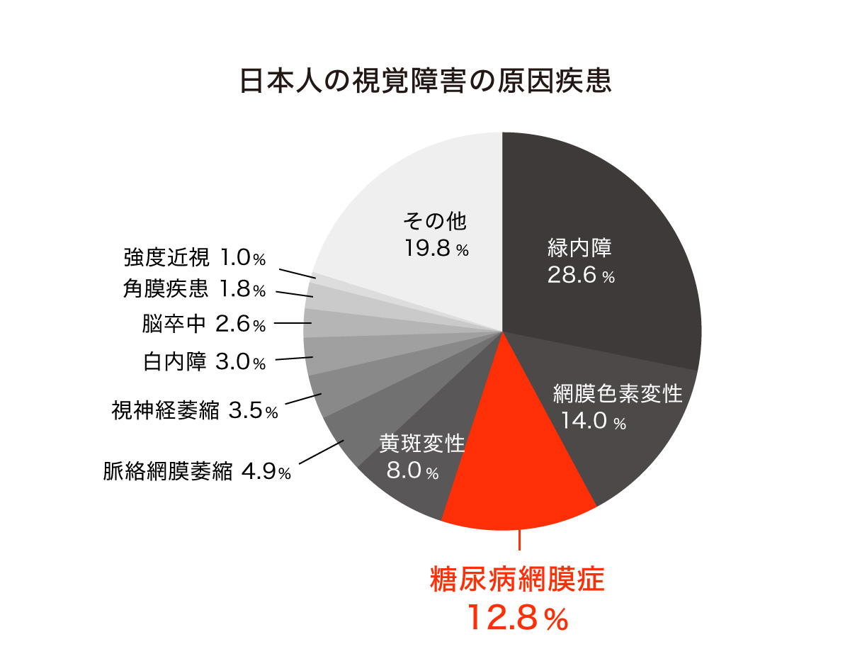 日本人の視覚障害原因疾患