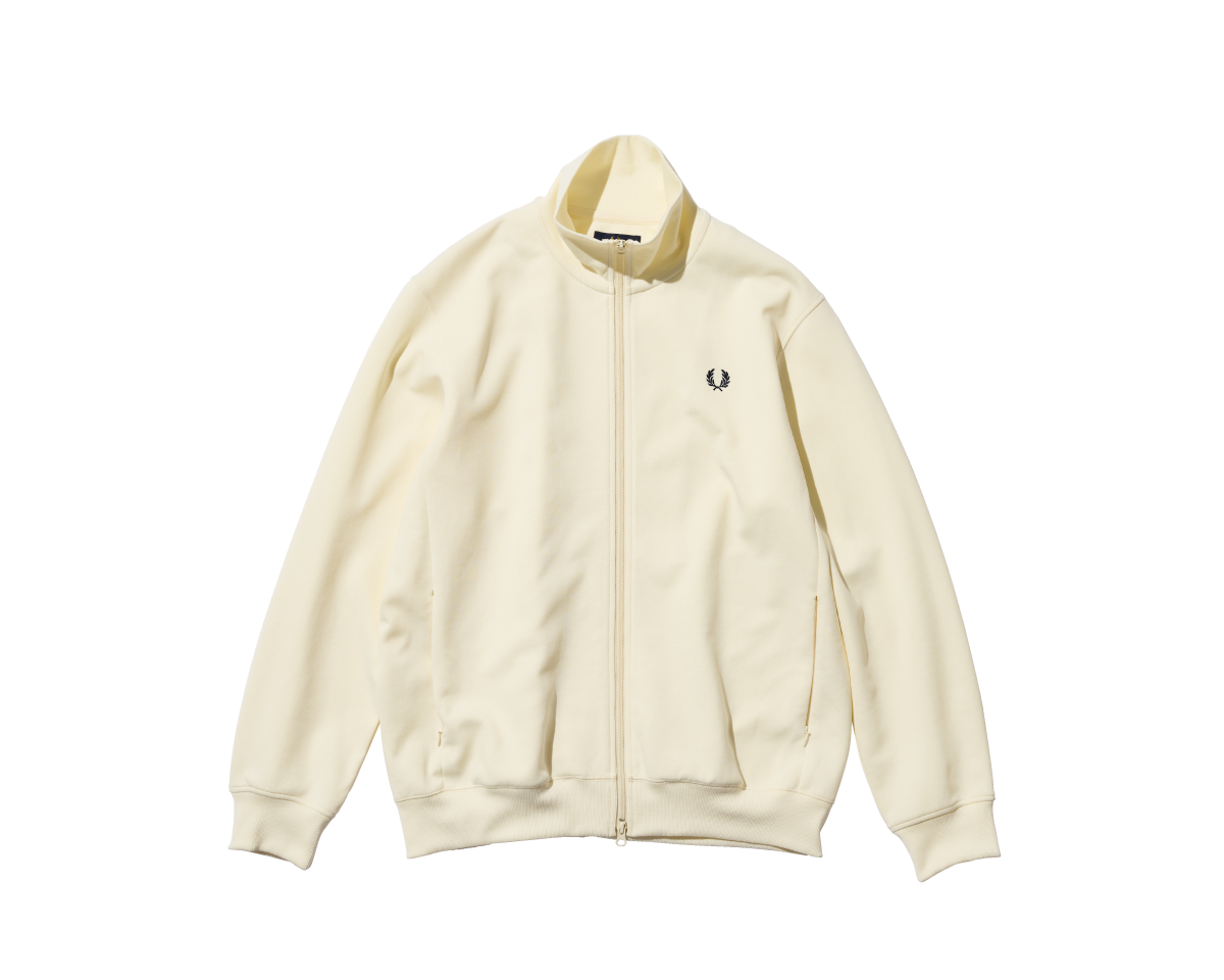 ナチュラルな風合いで脱スポ根感！ 〈FRED PERRY for JOURNAL STANDARD〉のトラックジャケット。