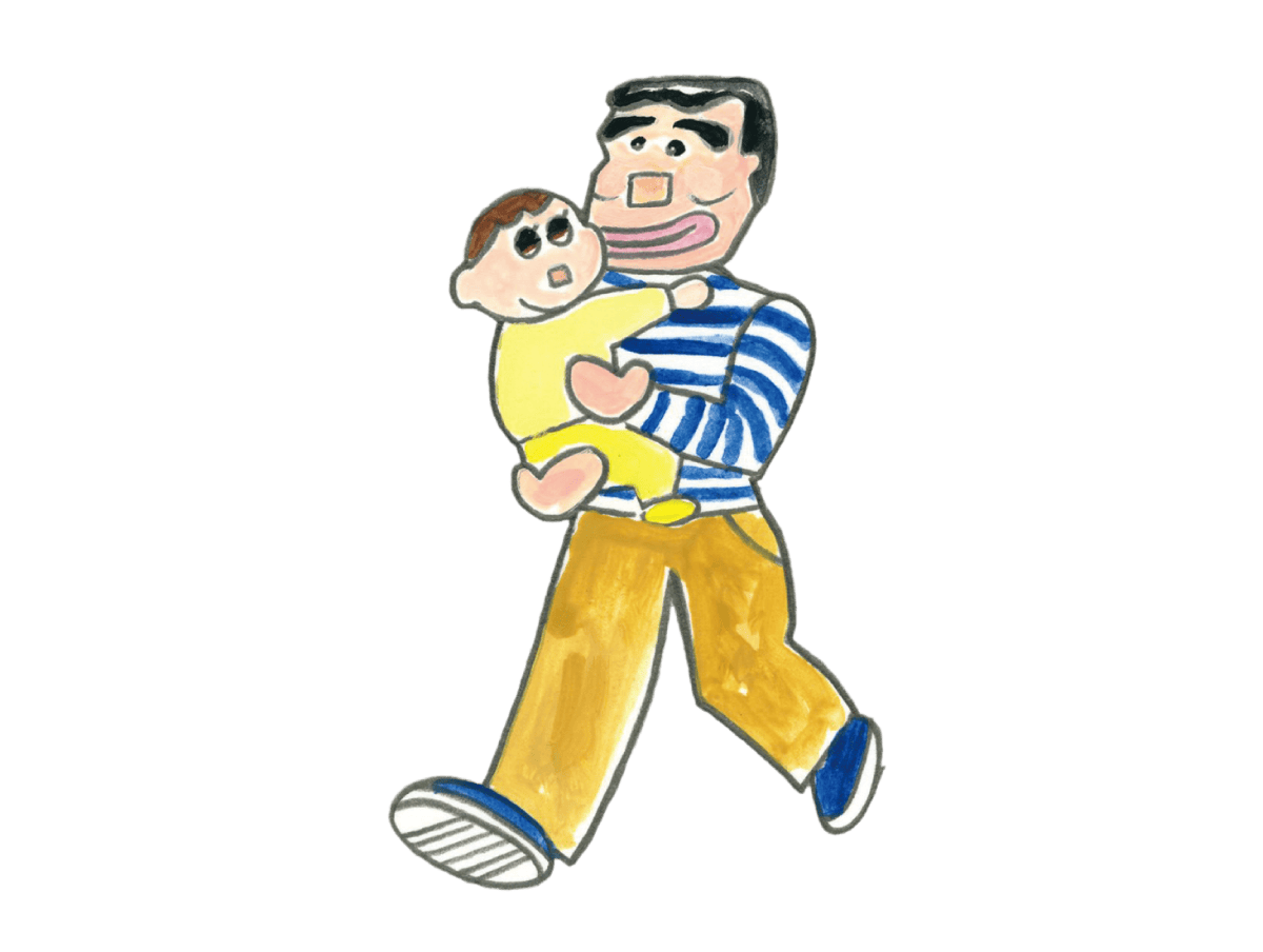 子どもを抱きかかえてひたすら移動してみる