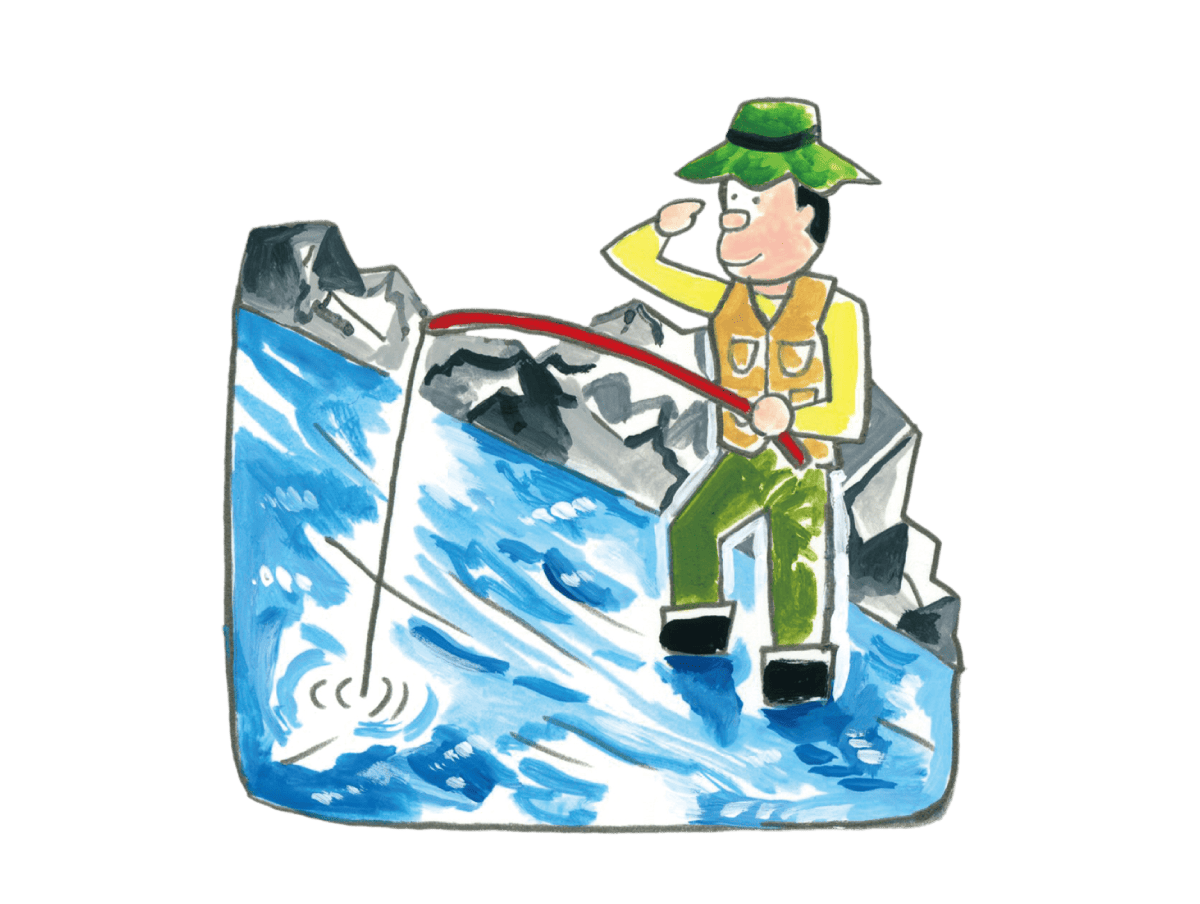 どうせ釣りをするなら川まで出かけよう