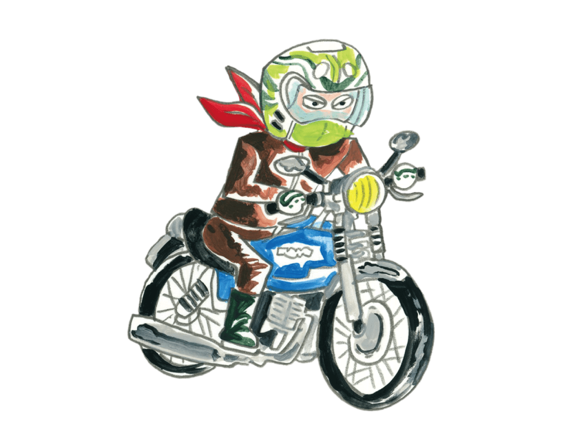 週末の隙間時間にはバイクを転がそう