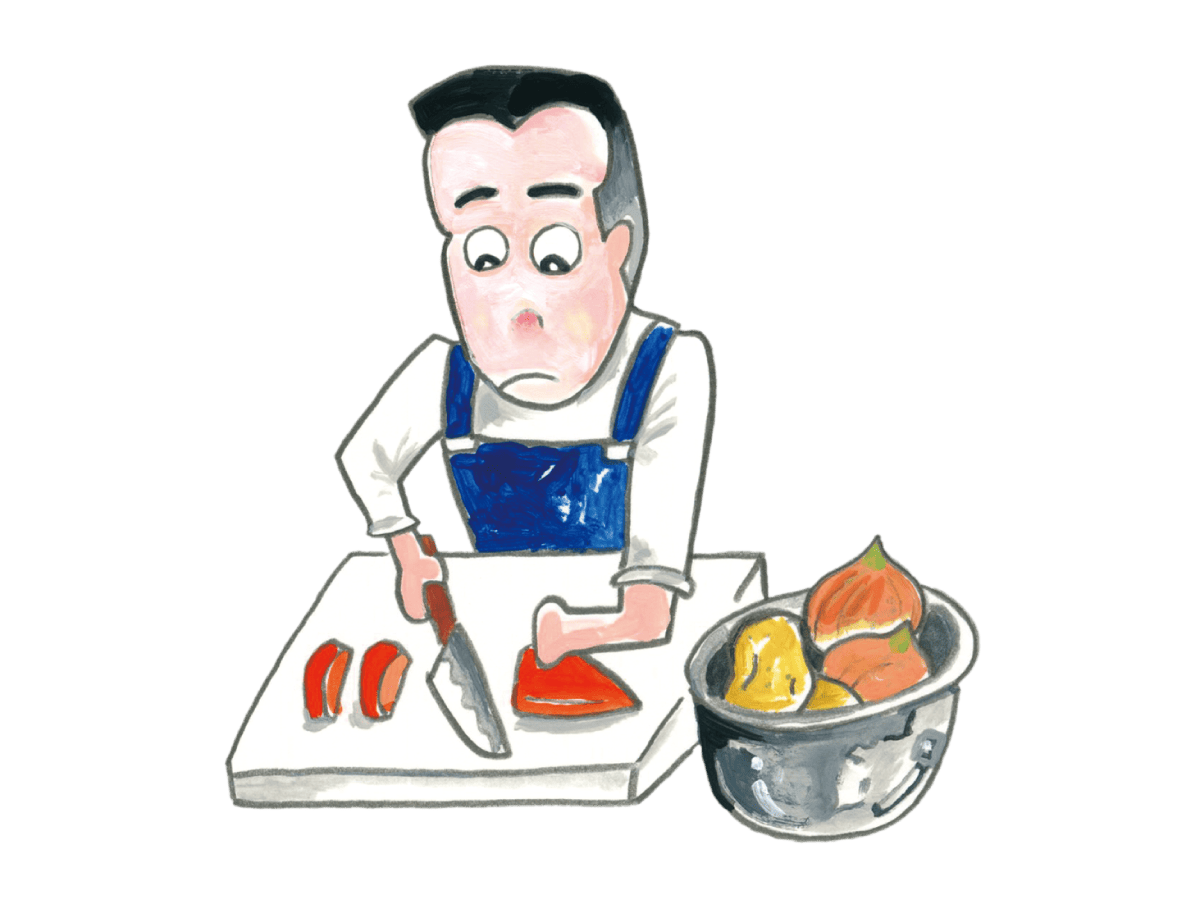 30分強の調理作業で摂取カロリーを減らす