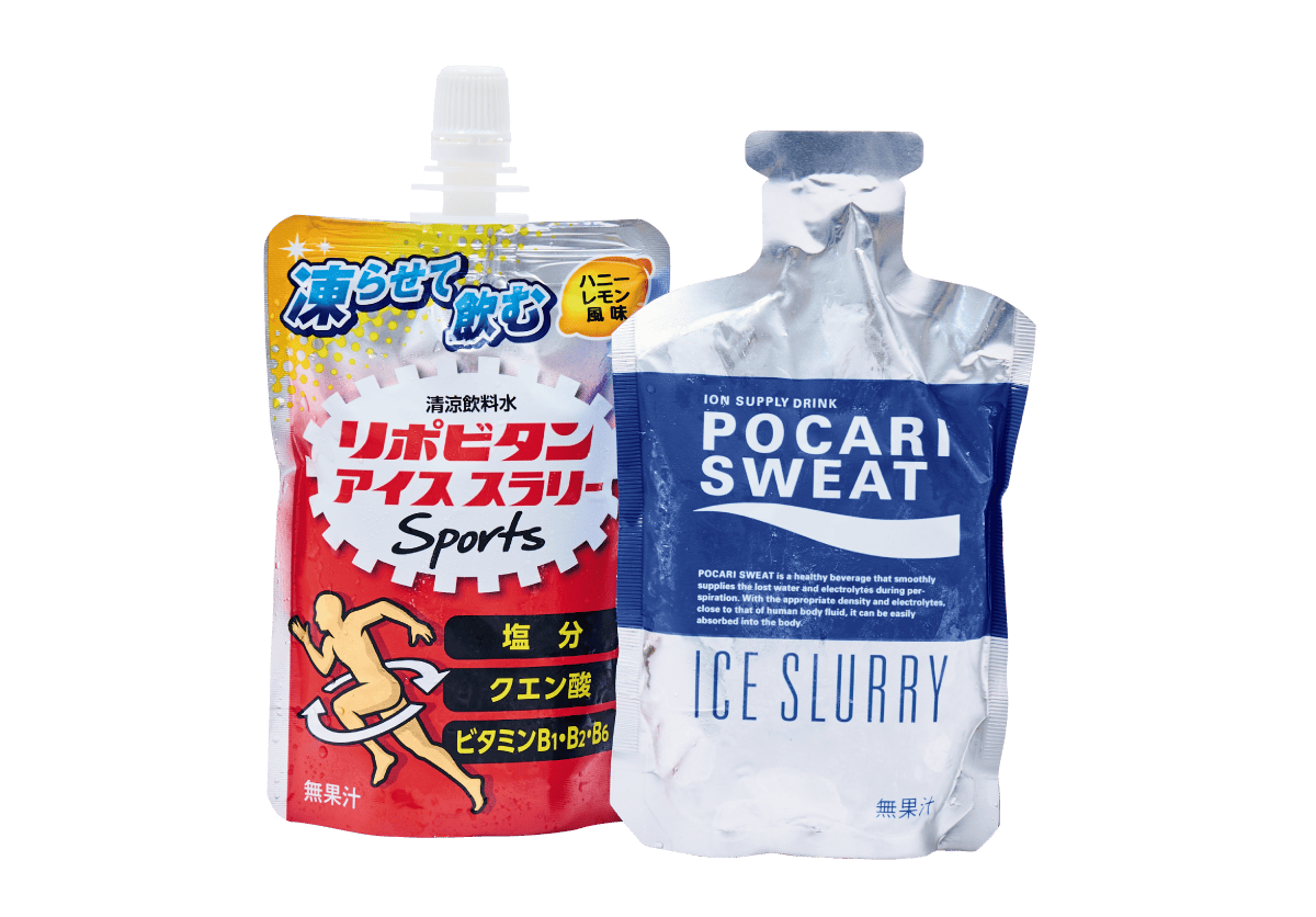 《リポビタン》アイススラリーSports《ポカリスエット》アイススラリー　