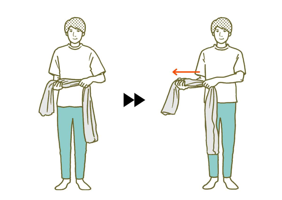 四十肩 動ストレッチ