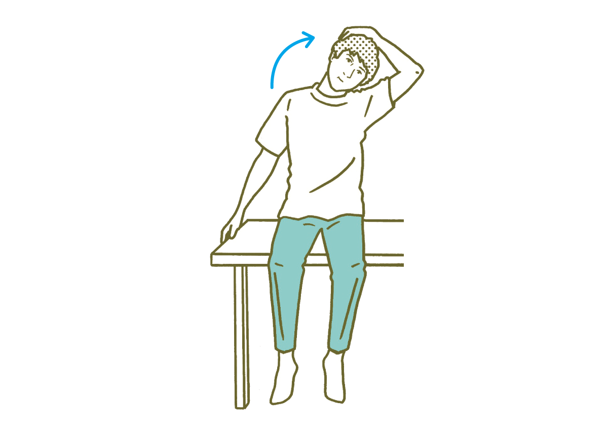 肩こり静ストレッチ